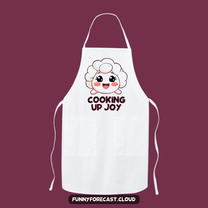 Funny Cloud Apron: Cheerful Kitchen Vibes for Happy Cooks