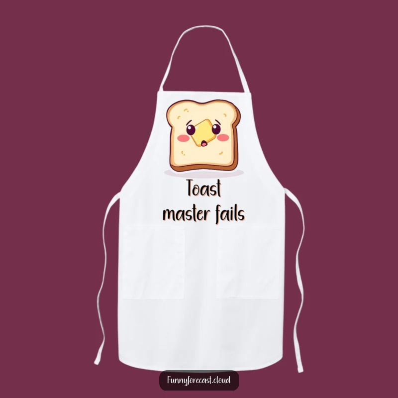 Funny Toast Apron: Breakfast Surprise Design, Perfect Humorous Gift for Cooks