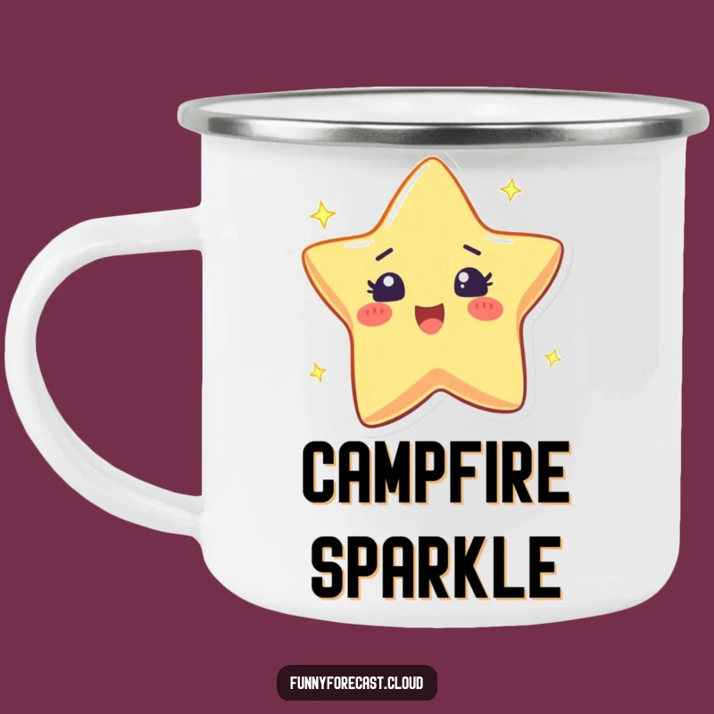 Funny Star Camping Mug - Twinkling Adventure Fuel Gift
