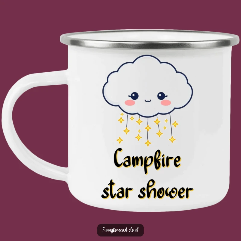 Magic Stars Camping Mug: Funny Star Cloud Outdoor Charm