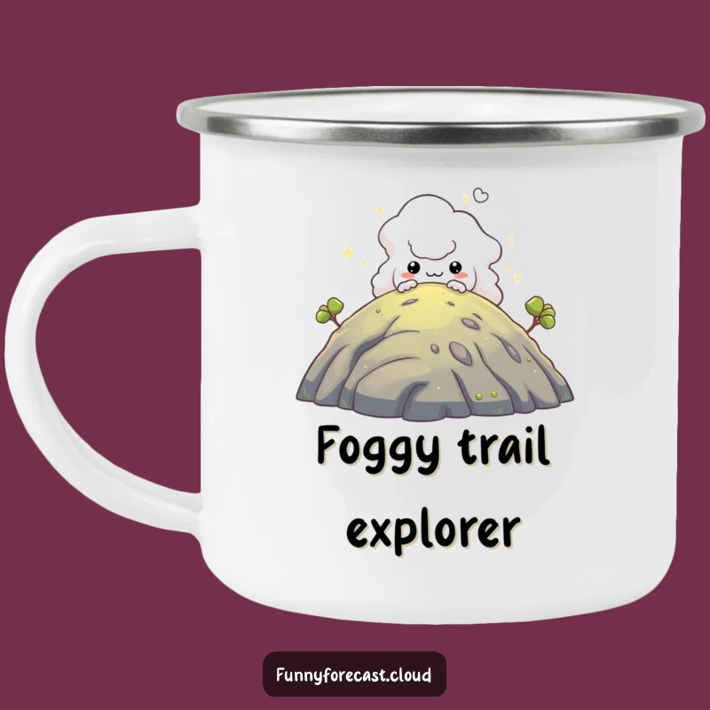 Funny Mischievous Fog Camping Mug - Mysterious Outdoor Companion