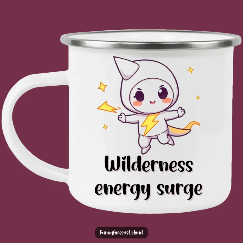 Funny Lightning Bolt Camping Mug: Zipping into Adventure with this Hilarious Gift