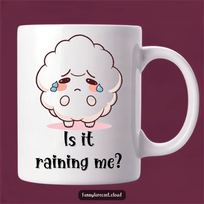 Funny Confused Cloud Mug: Perfect Gift for Overwhelmed Yet Adorable Souls
