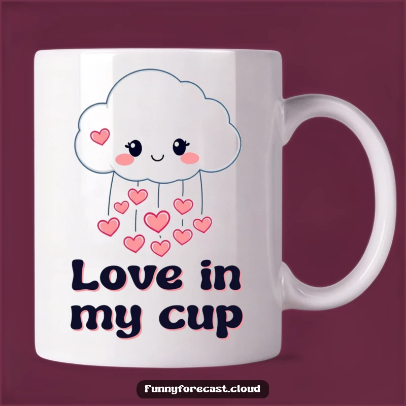 Funny Heart Raincloud Mug: Pour Love with Every Sip