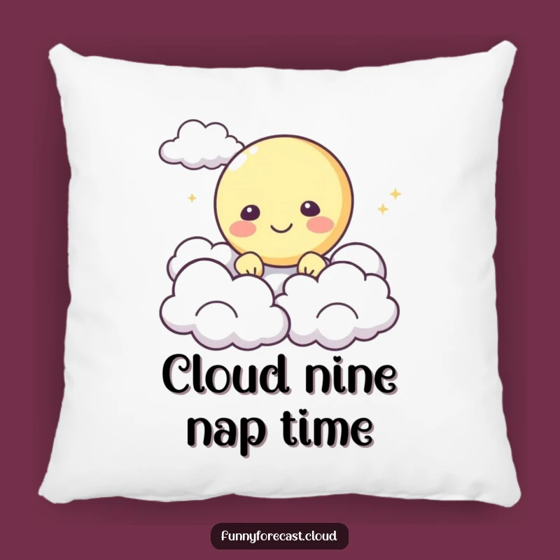 Funny Happy Moon Pillow: Snuggle Up with Celestial Comfort and Whimsy