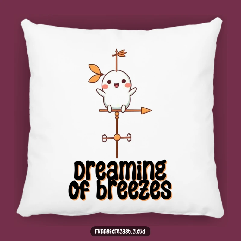 Funny Weather Vane Pillow: Cheerful Spin for Hilarious Comfort and Cozy Vibes