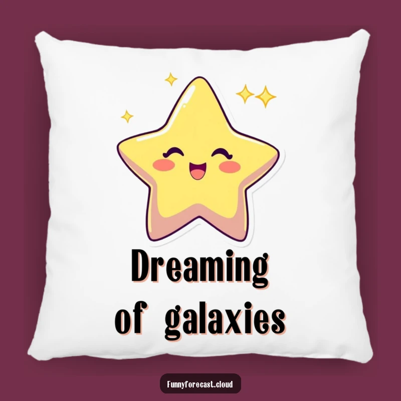 Funny Star Twinkling Pillow: Cozy Sparkle, Joyful Gift