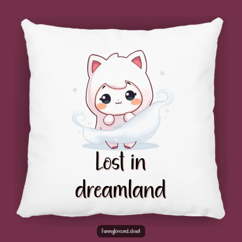 Funny Fog Pillow - Cozy Misty Companion Gift