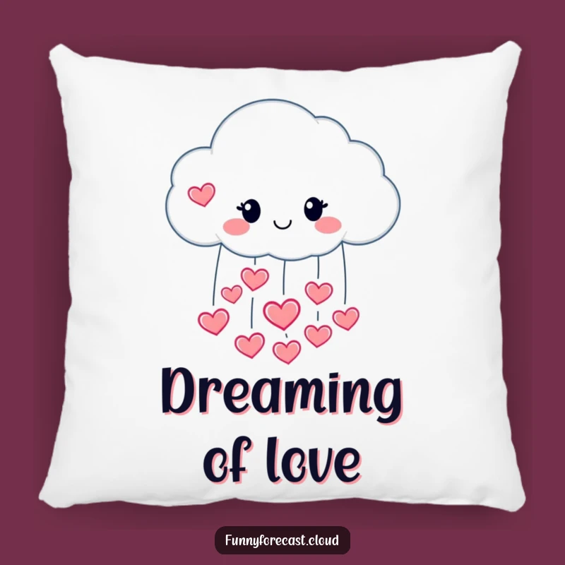 Funny Heart Raincloud Pillow: Snuggle with Love and Comfort