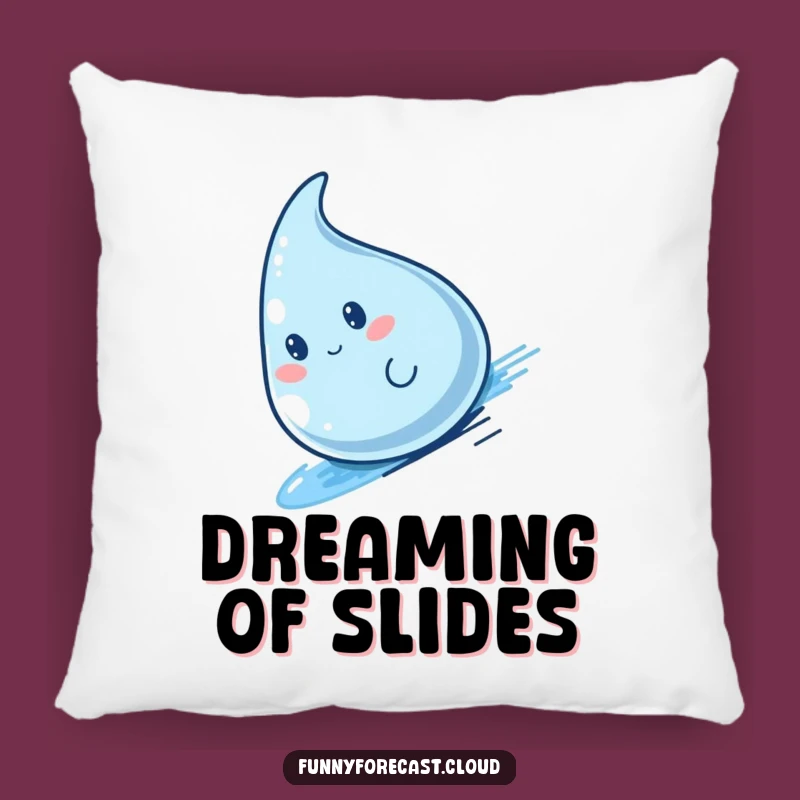 Funny Kawaii Raindrop Pillow - Cozy Speedy Comfort Gift