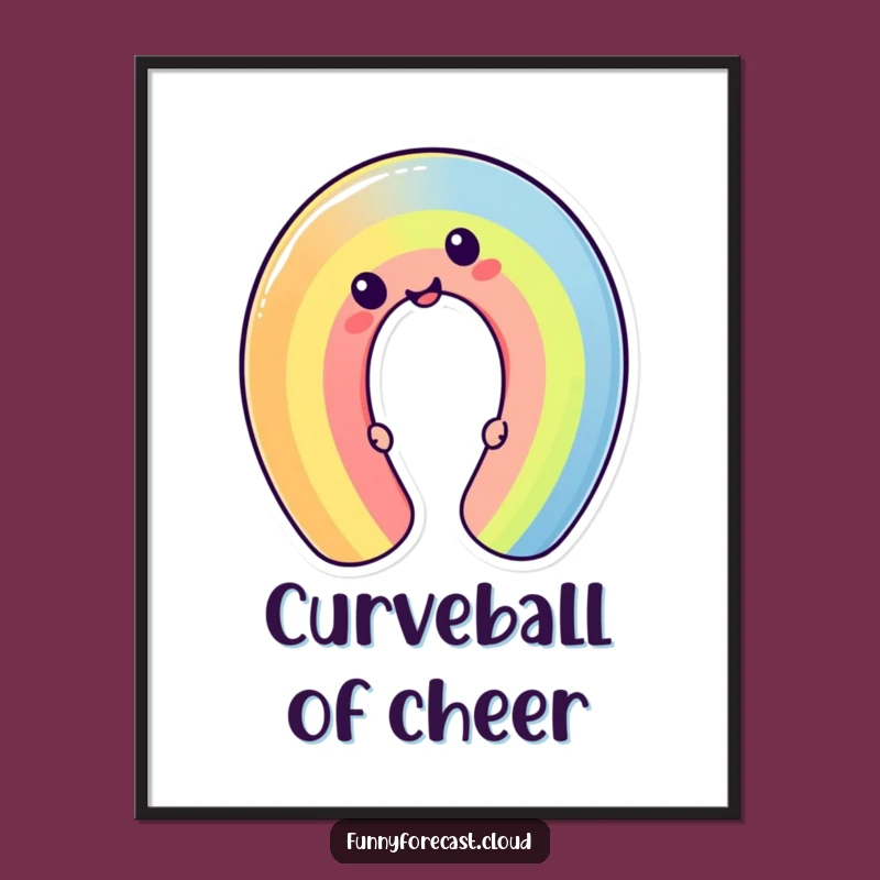 Instantly download and print this hilarious digital art of a silly kawaii rainbow character. Perfect for adding immediate vibrancy and laughs to any space.