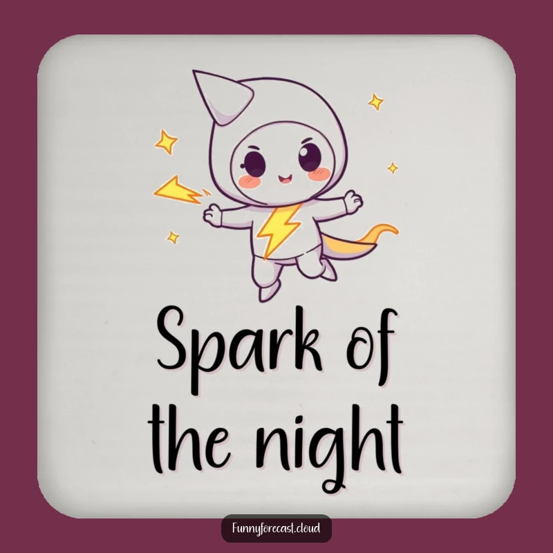 Funny Lightning Bolt Coaster: Zipping onto Your Table with this Hilarious Gift