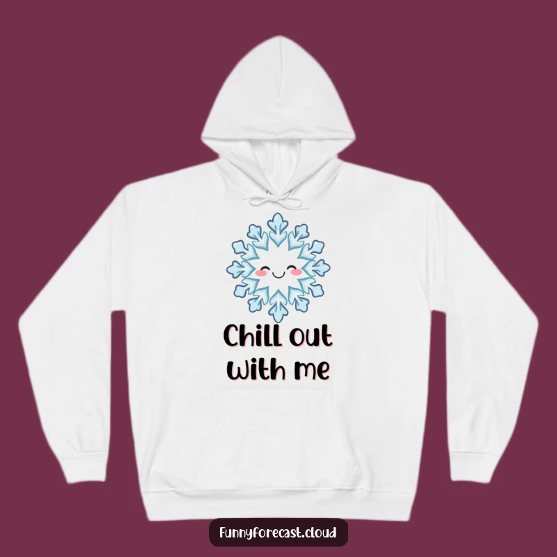 Funny Cozy Snowflake Hoodie - Warm Winter Smiles Guaranteed