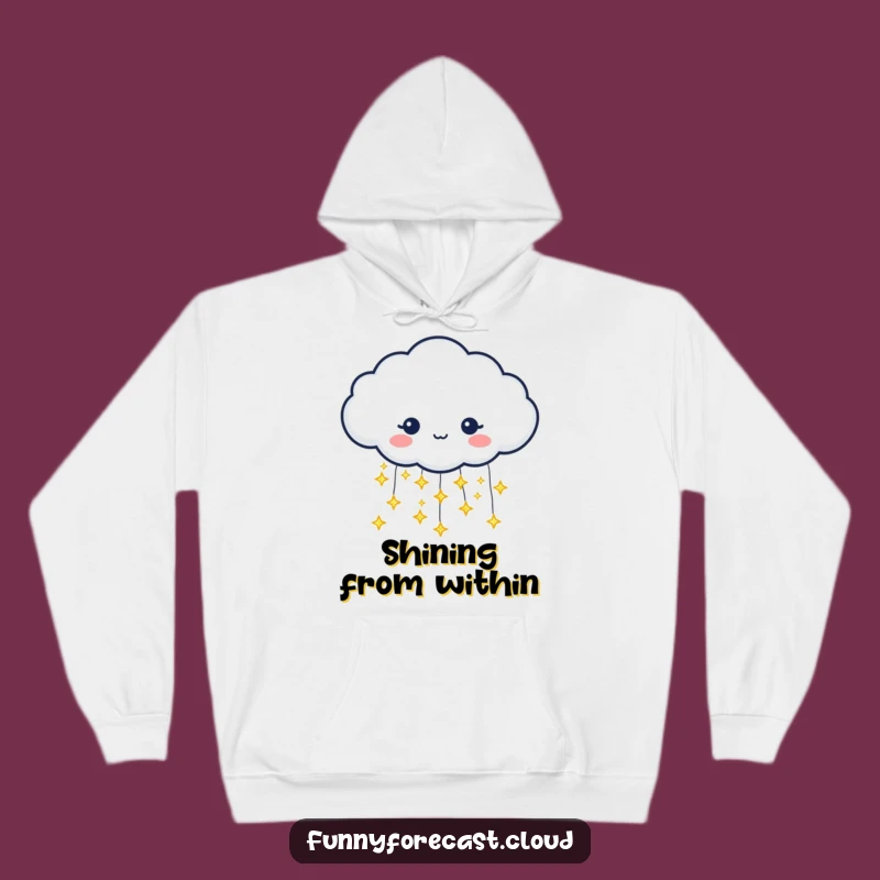 Cozy Starfall Hoodie: Funny Magic Cloud Sweatshirt Gift
