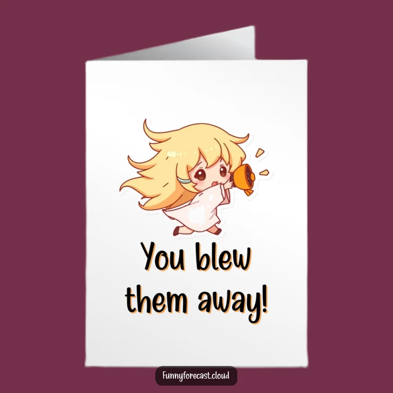 Free Printable Congrats Card: Wind Blows Them Away, Hilarious Downloadable Gift