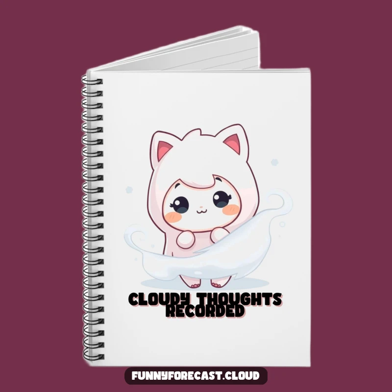 Funny Fog Notebook - Capture Misty Ideas Gift