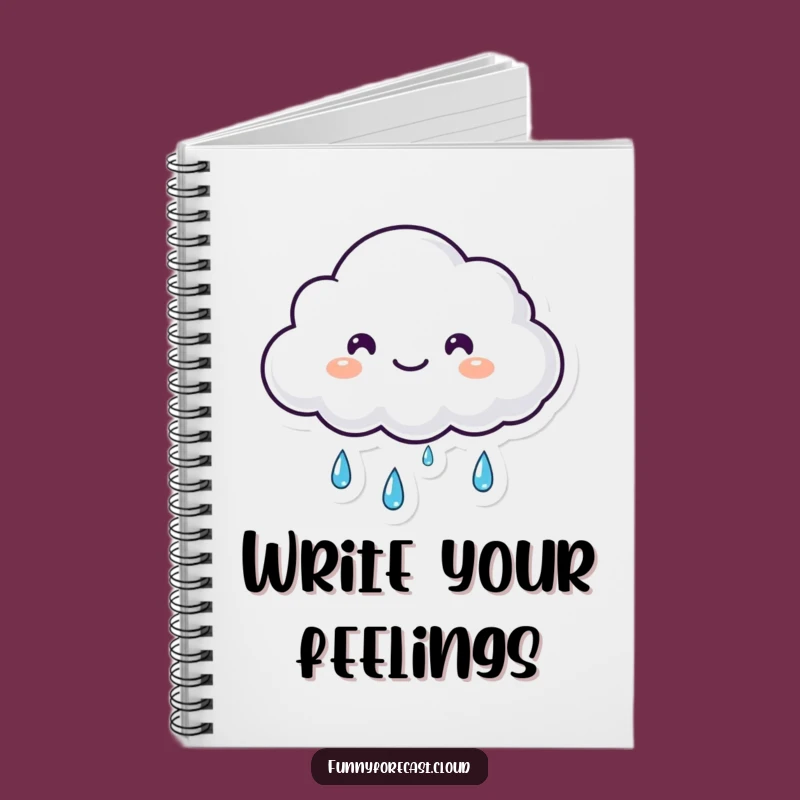 Funny Kawaii Cloud Notebook: Journal Your Happy Tears with Joy!