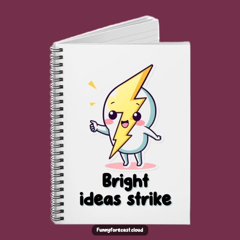 Funny Lightning Bolt Notebook: Whimsical Strike for Hilarious Notes and Ideas