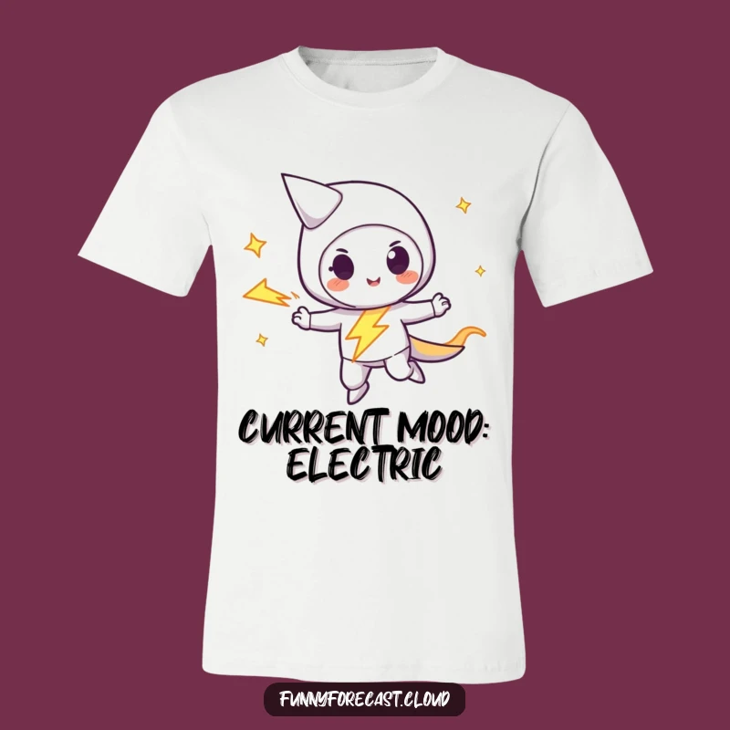 Funny Lightning Bolt T-Shirt: Zipping with Playful Energy as a Hilarious Gift