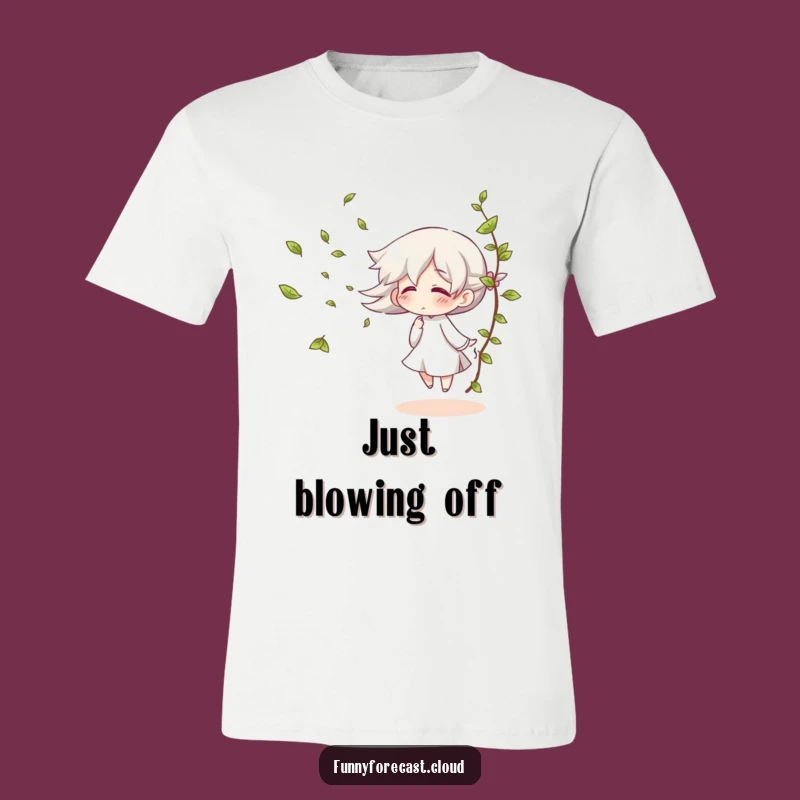 Funny Wind Gust Giggle T-Shirt: Wear the Joy of a Playful Breeze
