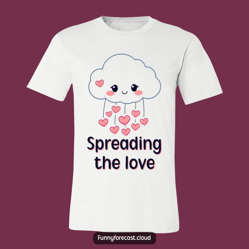 Funny Heart Raincloud T-Shirt: Wear Your Love Like Heart-Showers