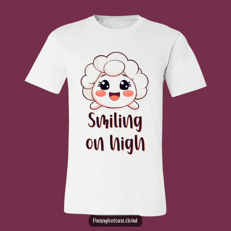 Sunny Smile Cloud T-Shirt: Funny & Happy Weather Tee Gift