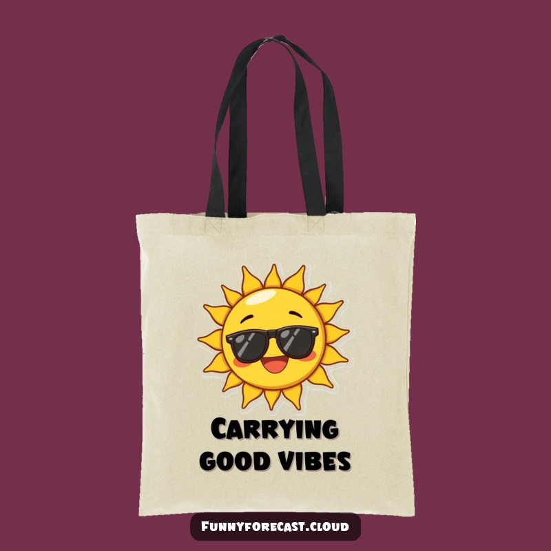 Funny Joyful Sun Tote Bag: Carry Your Happiness Everywhere You Go