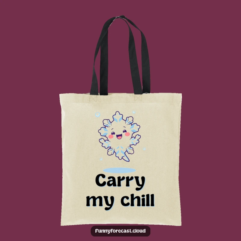 Funny Kawaii Snowflake Dance Tote Bag - Carry Your Joy Gift