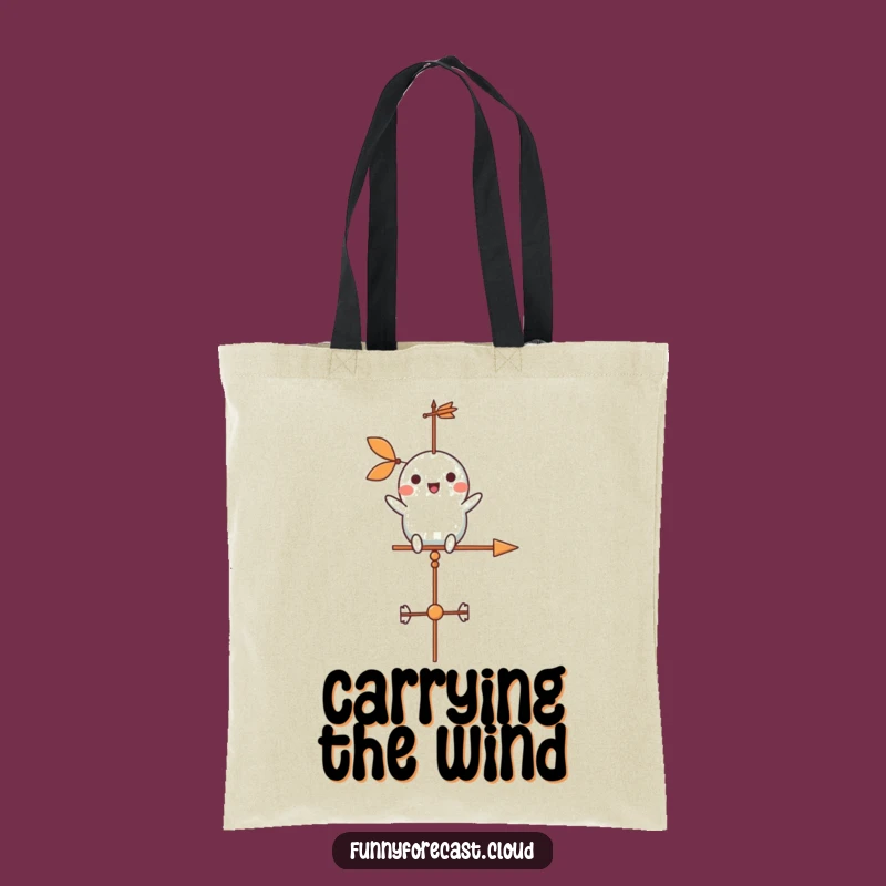Funny Weather Vane Tote: Cheerful Spin for Hilarious Errands and Adventures